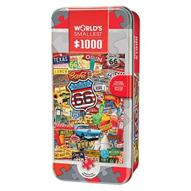 Imagem de Masterpieces 1000 Piece Jigsaw Puzzle with Collectible Tin Case - Route 66-11.25"x16.75"