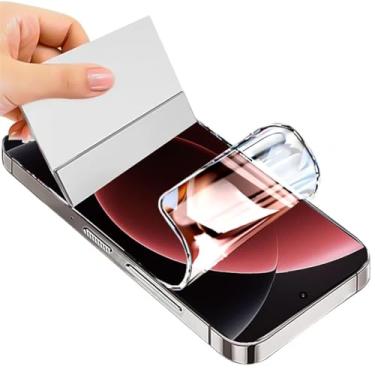 Imagem de TMahhbid 2 películas protetoras de tela de hidrogel para Xiaomi 15 Ultra/Xiaomi 15 Pro, TPU macio [Clear HD] Película protetora de tela (não vidro temperado)