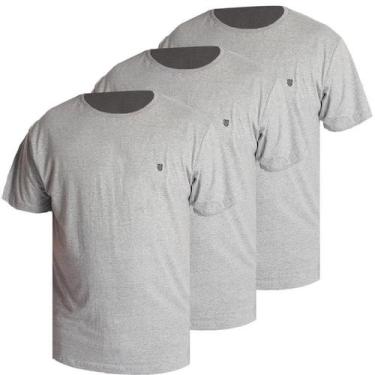 Imagem de Kit 3 Camiseta Plus Size Over G1,G2,G3,G4 100% Algodão Premium - Make 
