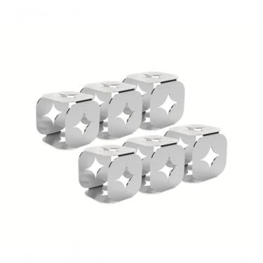 Imagem de Jogo De Argolas Para Guardanapo Tramontina Luce Aço Inox 6 Peças