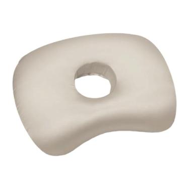 Imagem de Baoblaze Travesseiro para piercing de orelha, protetor de travesseiro para dormir, respirável, lavável, para uso em fones de ouvido, suporte para brincos com, Bege