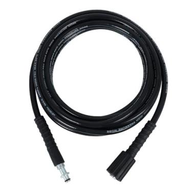 Imagem de Mangueira de lavadora de alta pressão 6M kit de limpeza de água de substituição extensão de mangueira roscada compatível com kit de conexão rápida tipo M22 e C-Clip para Karcher K2 K3 K4 K5