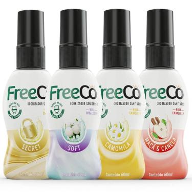 Imagem de Freecô Novas Fragrâncias 60Ml - Kit Com 4