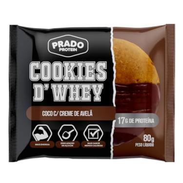 Imagem de Cookie d' Whey (coco com creme de avelã, 10 unidades)