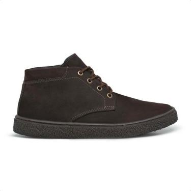 Imagem de Bota Coturno Masculino Couro Nobuck Social Casual Conforto - MR Calçad