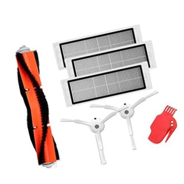 Imagem de Luzhengyang Para robô aspirador de pó escova lateral HEPA filtro principal kit de ferramentas
