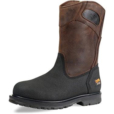 Imagem de Timberland PRO Bota masculina Powerwelt com bico de segurança, Marrom médio, 38