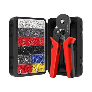 Imagem de Kit De Conectores Terminais Tubulares Isolados Para Fios E Cabos, Term