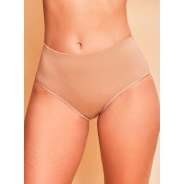 Imagem de Calcinha Alta Econfort CA 13 04 0003 Gloss Dupla Algodão T. M/EG, GG, 