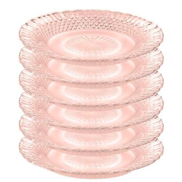 Imagem de Jogo de Pratos Fundos de Vidro Wheaton Linha Verde Barroco - Wheaton B