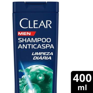 Imagem de Shampoo Anticaspa Clear Men Limpeza Diária 2 em 1 400ml