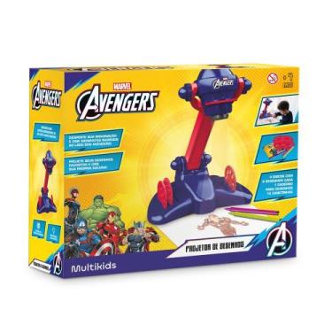 Imagem de Projetor de Desenhos Avengers Multikids - BR2400, Vermelho