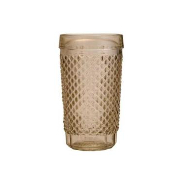 Imagem de Jogo 6 Copos de Vidro Barroco - 255 ml - Wheaton, Gold, 12 Unidades