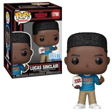 Imagem de Boneco Funko Pop! Netflix Stranger Things T5 - Lucas Com Pipoca