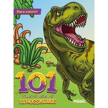 Imagem de Livro - Dinossauros - 101 Primeiros Desenhos Para Colorir