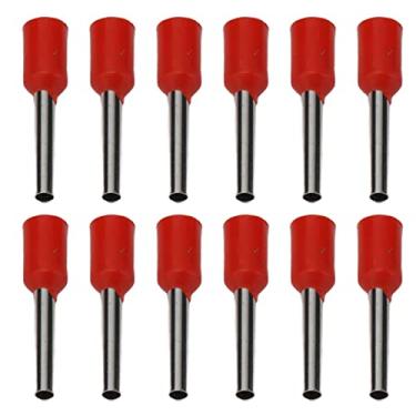 Imagem de aqxreight Terminal de Extremidade de Cabo de Pino Isolado de 1000 Unidades Terminais Pré-isolados de Cobre PVC para Iluminação de Transporte Os Condutores E1010 Facilitam a Emenda de Extremidade