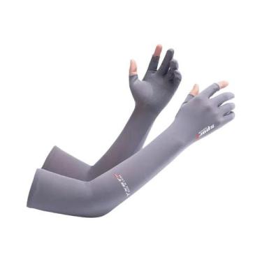 Imagem de Luvas De Ciclismo De Manga Longa Anti-UV Para Homens E Mulheres, Respi