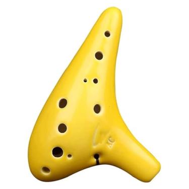 Imagem de ocarinas 12 furos Ocarina Midrange Ac Ceramic Ocarina tocando instrumento perfeito para adultos crianças iniciantes viagem piccolo