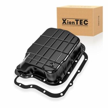 Imagem de XIONTEC Cárter de óleo de transmissão com plugue de drenagem e junta compatível com Dodge Ram 1500 1996-2006, Ram 2500 1997-2009, Ram 3500 1997-2010, Dakota/Durango 1998-2003, B1500/2500/3500 1998