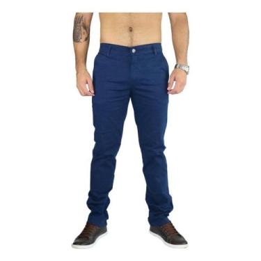 Imagem de Calça Masculina Modelo Sport Fino Cordoba Tecido Com Lycra  - Amil, Ma