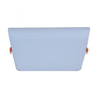 Imagem de Plafon Led Quadrado 24W 4000K Bivolt 17x17cm Branco