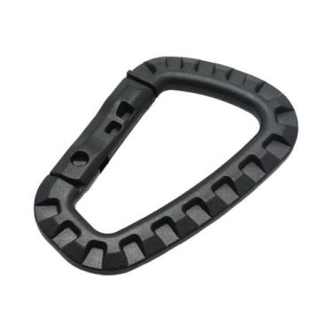 Imagem de Mosquetão Tático Forte Com Gancho D-Ring De Plástico Para Mochila, Fer