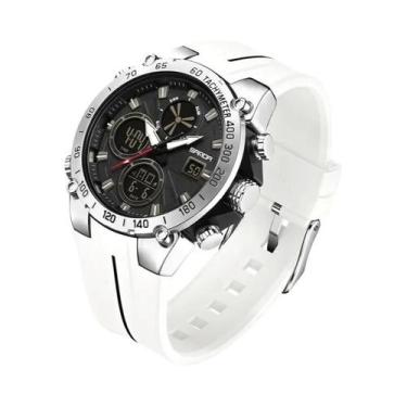 Imagem de Relógio Esportivo Masculino À Prova d'Água Com Duplo Display Analógico