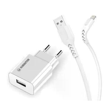 Imagem de Kit Carregador USB e Cabo Lightining - Kimaster (KT602X)