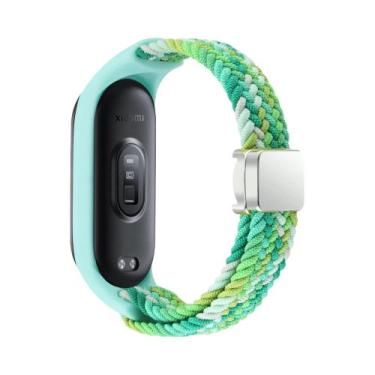 Imagem de Pulseira De Nylon Trançada Com Fecho Magnético Para Xiaomi Mi Band 9 8
