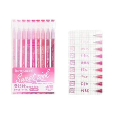 Imagem de Conjunto De Canetas Gel Morandi Color 0.5mm 9 Peças Tinta Suave Para E