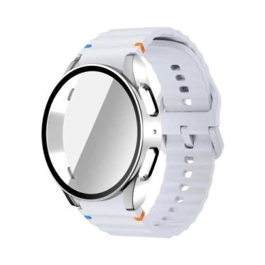 Imagem de Pulseira De Silicone Para Samsung Watch 40mm 44mm Com Capa Protetora D