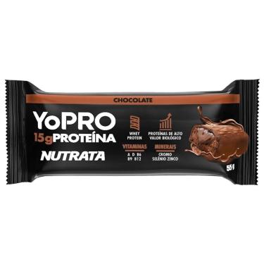 Imagem de YoPRO - 1 Barra 55g Chocolate - Nutrata-Unissex