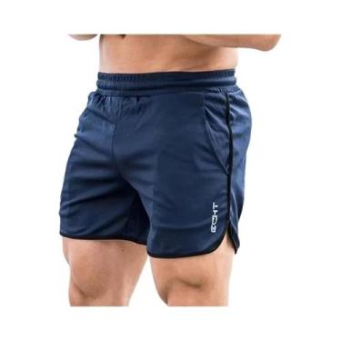 Imagem de Shorts De Corrida Masculinos De Secagem Rápida Em Tecido Mesh Para Ver