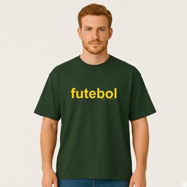 Imagem de Camiseta Oversized FUTEEBOL Masculina Algodão Premium-Masculino