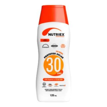 Imagem de Protetor Solar Fator 30 Fps 1/3 Uva Sem Óleo 120ml Nutriex - Congratul
