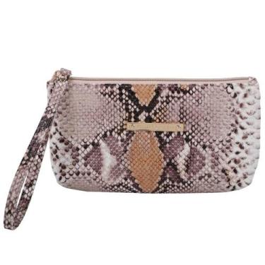 Imagem de Carteira Alça de Mão Grande Fellipe Krein Ss23 Fk657 - Marrom, Marrom