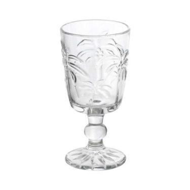 Imagem de Taça De Vidro Tropical Palm Tree Tropical Cor Transparente Para água 3