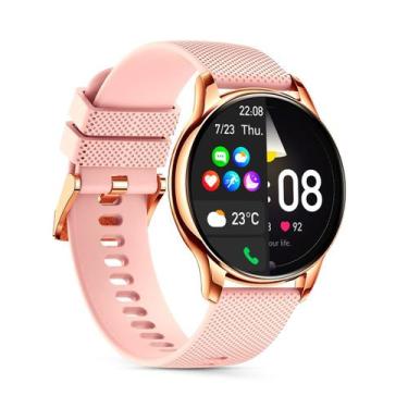Imagem de Smartwatch Get Watch Vibe Touch AMOLED 34mm Bluetooth Rosê