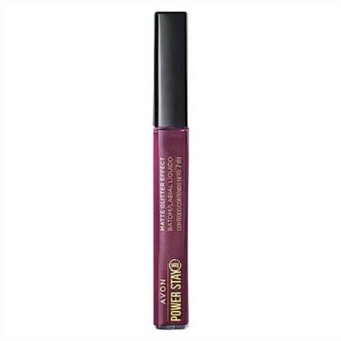 Imagem de Batom Liquido Matte Glitter Effect Avon Power Stay - Maquiagem, marsal