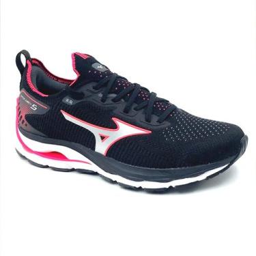 Imagem de Tênis Mizuno Feminino Wave Mirai 5 Preto, Preto, 37