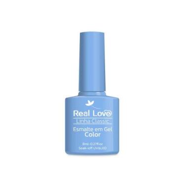 Imagem de Esmalte Real Love Linha Classic Azul Claro Vibrante 8ml