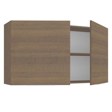 Imagem de Armário Aéreo Madesa Stella 120 Cm 2 Portas Rustic