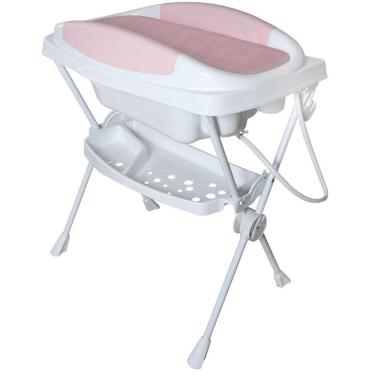Imagem de Banheira Bebê Plastica Galzerano Premium Rosa