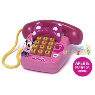 Imagem de Telefone Foninho Sonoro Minnie Elka Frases da Minnie