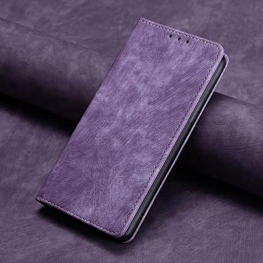 Imagem de For Motorola Edge 30 RFID Anti-theft Brush Magnetic Leather Phone Case