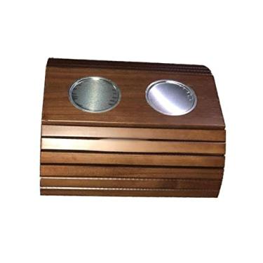 Imagem de Esteira Braço De Sofá Madeira Porta Copos De Alumínio.