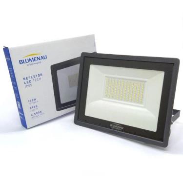 Imagem de Refletor Led 100W 6500K Branco Frio Bivolt Prova D' Água Ip65 Blumenau