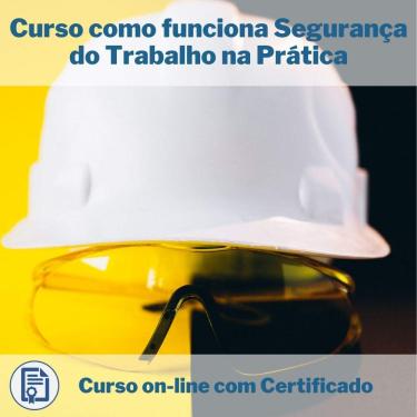 Imagem de Curso Online em videoaula de como funciona Segurança do Trabalho na Prática com Certificado + 2 brindes