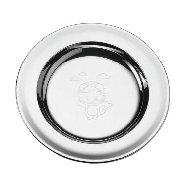 Imagem de Prato Estampado Inox 23cm Infantil Baby Friends Durável Tramontina