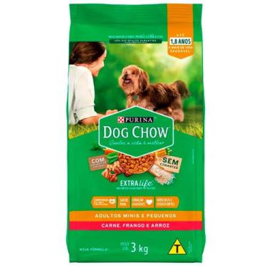 Imagem de Ração Dog Chow Para Cães Adultos De Raças Pequenas Sabor Frango E Arro